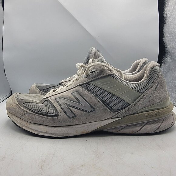New Balance 990v5 Mens 14E Gray Sneaker Shoes Made In USA Athletic M990GL5 main image 5